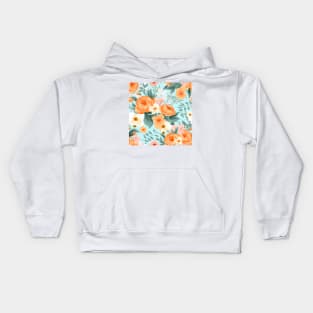 Wedding Flowers Pattern 15 Kids Hoodie